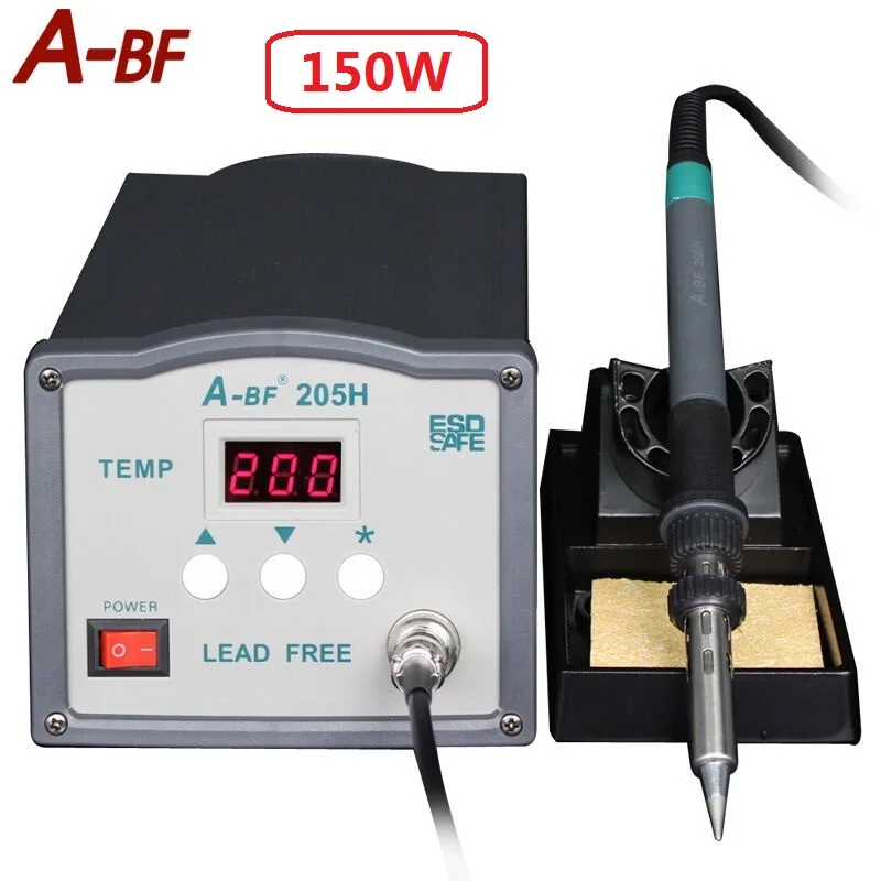 New A-BF 203H 90W 205H 150W Soldering Station High frequency 220V Lead free solder Soldering Station 200 500 soldering iron tips