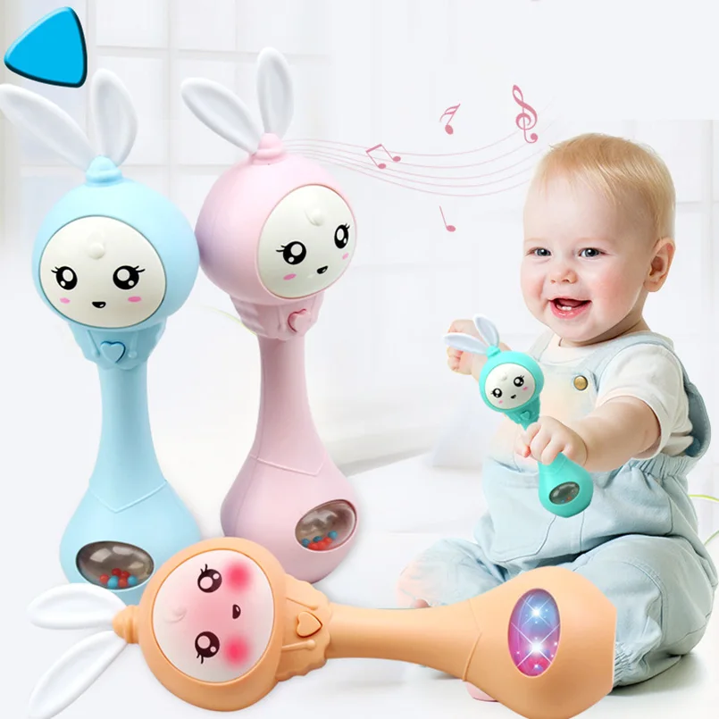 Baby Toys 0 12 Months Music Toys Baby Cute Rattles 6 12 Months Plastic
