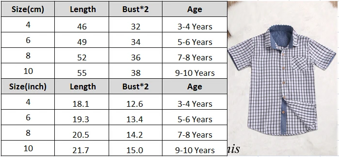 Новинка года, модная летняя одежда для маленьких мальчиков, клетчатые топы, рубашка, блуза на пуговицах, одежда для детей возрастом от 3 до 10 лет