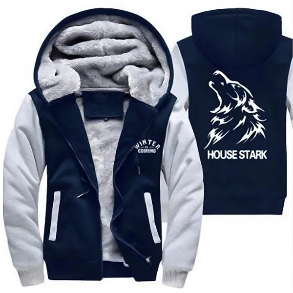 wolf print hoodie