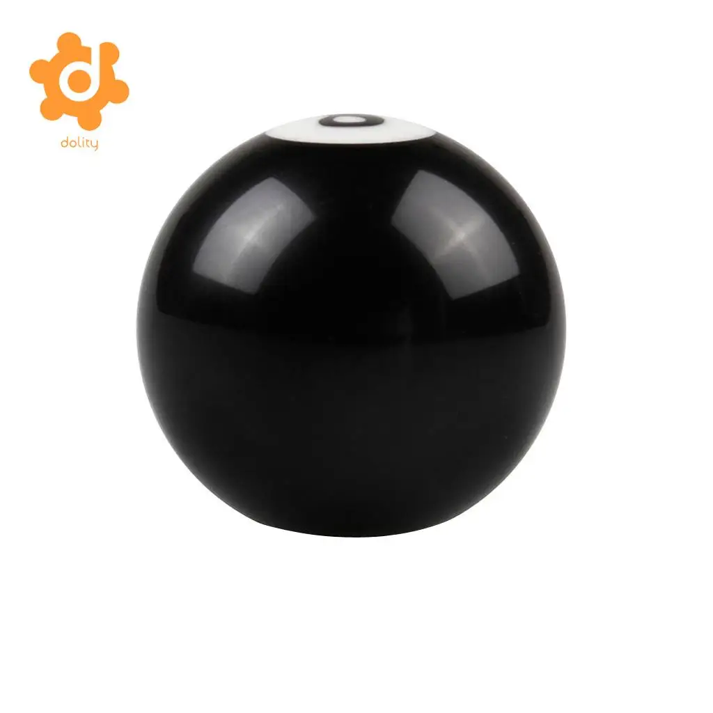 M12*1.25MM Black 8 Billiard Manual Gear Shift Knob with M10*1.5 Nut Insert