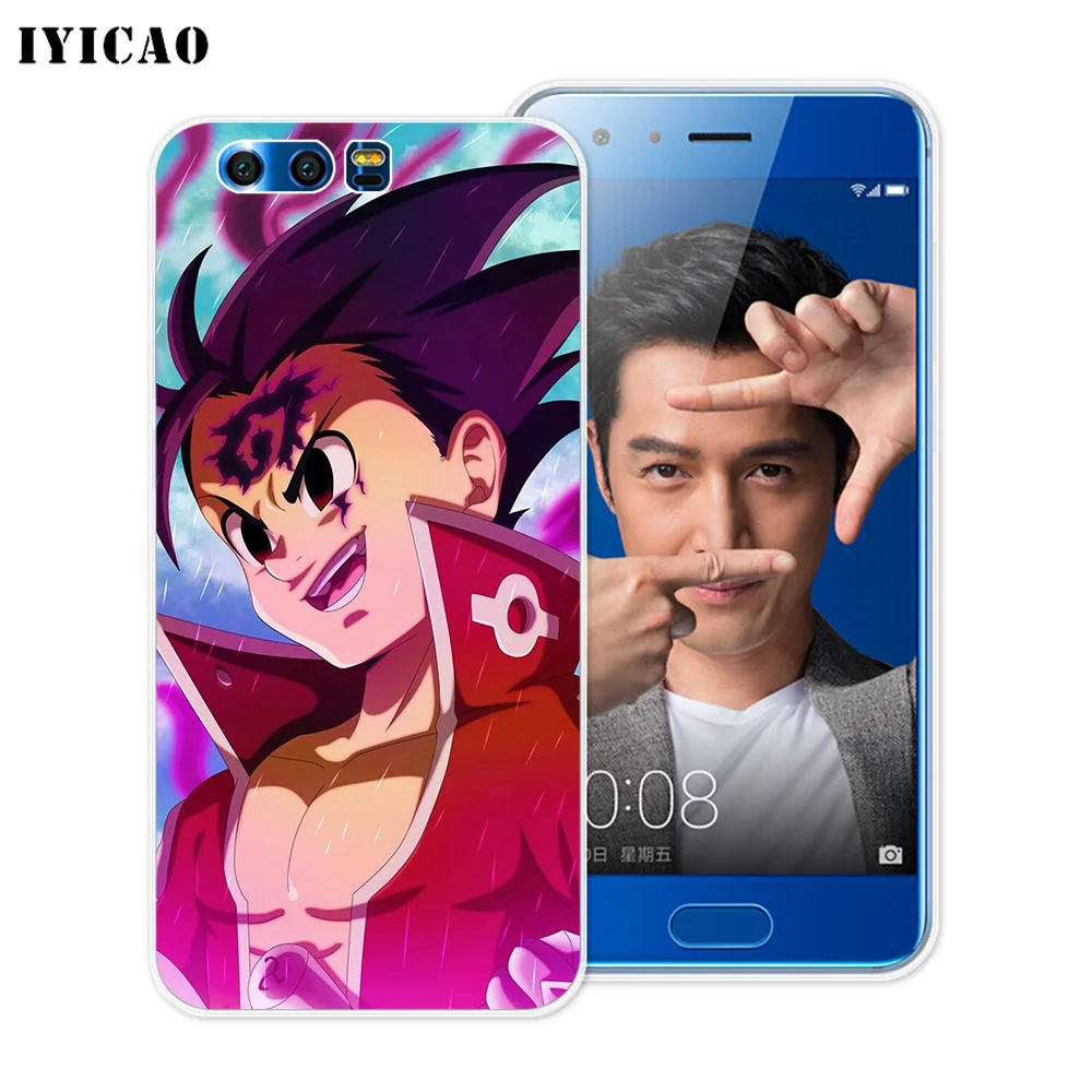 Мягкий силиконовый чехол IYICAO аниме Nanatsu no Taizai для huawei Y9 Y7 Y6 Prime Honor 8C 8X8 9 10 Lite 7X 7C 6A 7A Pro