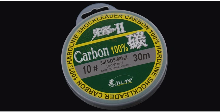 ILure углеродная леска 30 м 50 м 100 м фторуглеродная леска лидер рыболовная леска Япония Linha De Pesca 4LB-45LB Peche Carpe Vissen Acesorios