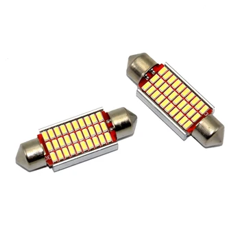 

20x new chip double tip 39mm 3014 30smd dome festoon lights C5W error free led boot lamp 12V vehicle Dome bulbs reading lighter