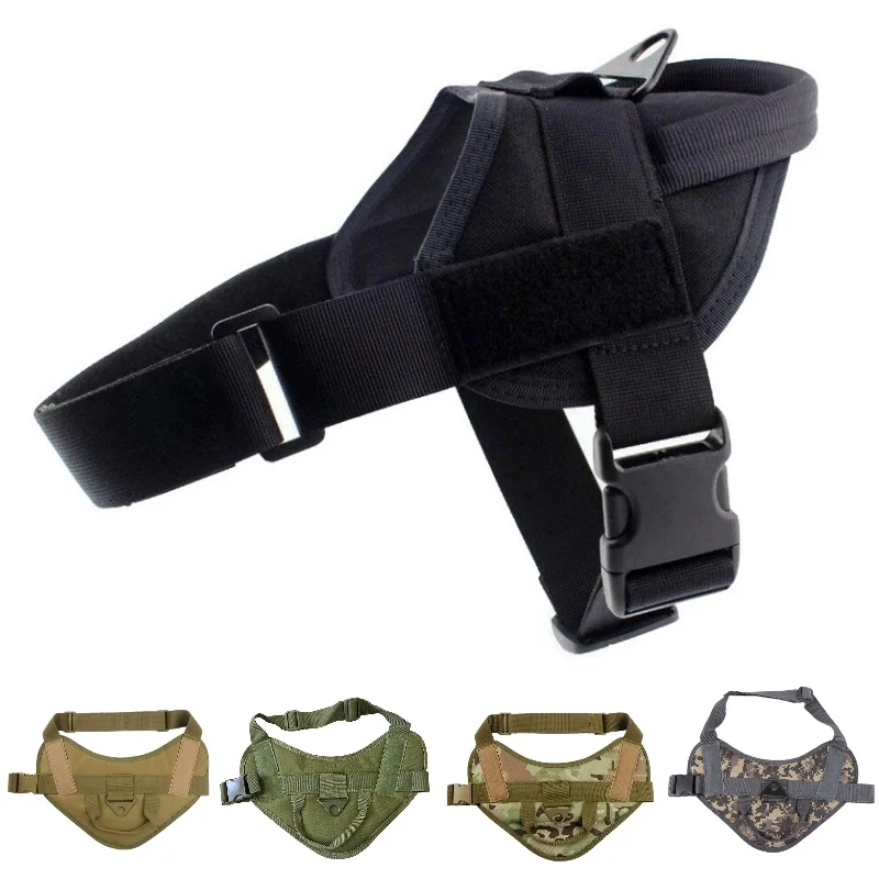 

CQC Tactical Service Dog Molle Vest Harness Pet Clothes Outdoor Military Police Patrol Training Walking Hunting Vest