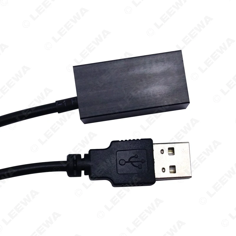 LEEWA AUX Удлинительный USB Кабель-адаптер провода для Honda Civic/Jazz/CR-V/Accord/Кошта/Одиссея 2009~ OEM головное устройство аудио медиа-система