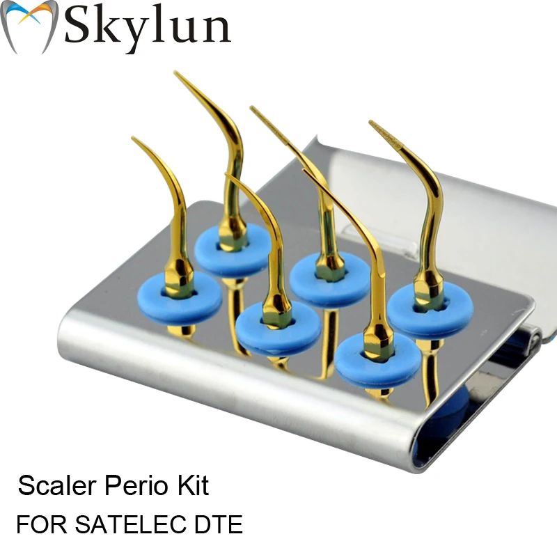 Зубные Ультразвуковой скалер Совет Комплект Perio Золотой Советы PD1T * 2 PD3T PD4T PD3DT PD4DT