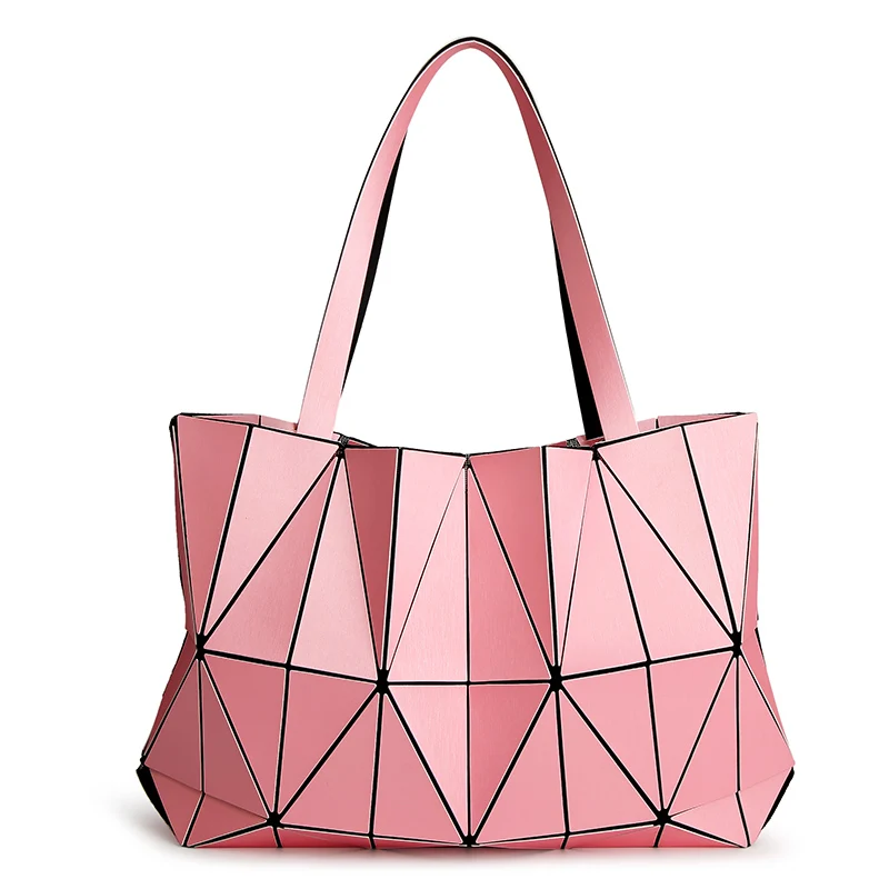 

Fashion Women's Handbag PU Leather Shoulder Bag For Ladies Woman Large Geometic Lattice Tote Bag , Bolsas , bolsos mujer