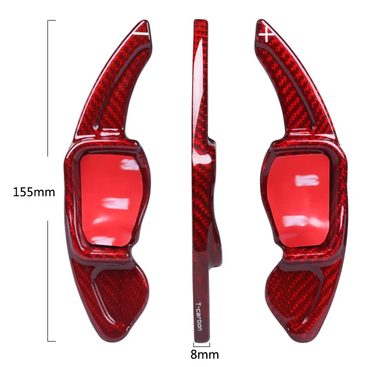 Карбоновые рулевые переключатели DSG paddle для Volkswagen VW GOLF 6 CC Touareg R20 Tiguan лопастная