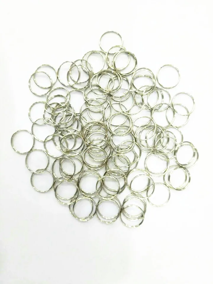 

100pcs 14mm Open Jump Rings Split Rings Double Loops Cell Lanyard Tassel Hook Connector Dangle Clasp Jewelry Making Findings