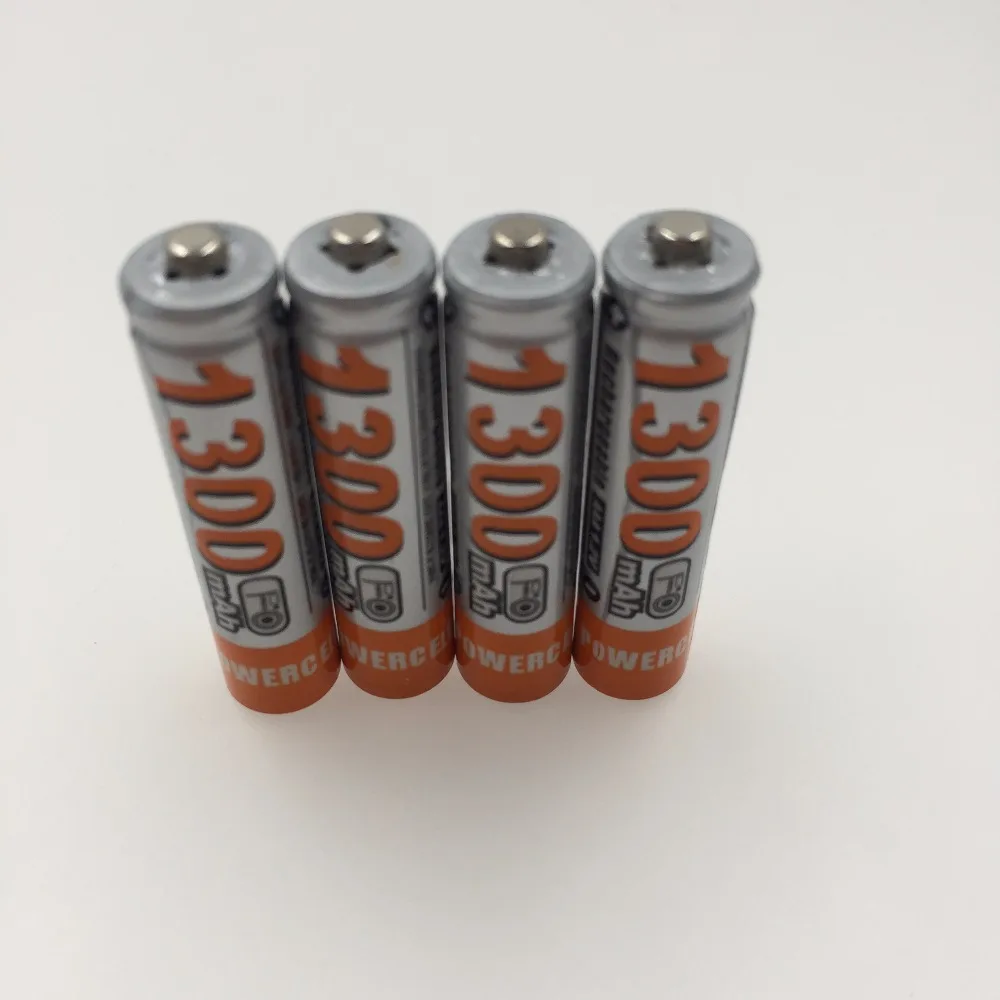 AAA 1300mAh 1,2 V Quanlity аккумуляторная батарея Ni-MH 1,2 V аккумуляторная батарея 1A Baterias Bateria с чехол для батареи