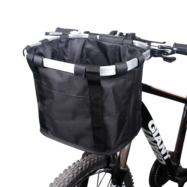Bicycle Basket Handlebar Pannier Cycling Carryings Holder Bike Bicycle Basket Handlebar Pannier Cycling Carryings Holder Bike Riding Pouch Cycle Biking Front Baggage Bag 3 0