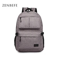 ZENBEFE Lino Mujeres Mochila Marca de Moda Mochilas de Gran Capacidad Diseñado Mochilas Mochila Para Portátil 14’5 Pulgadas Portátil