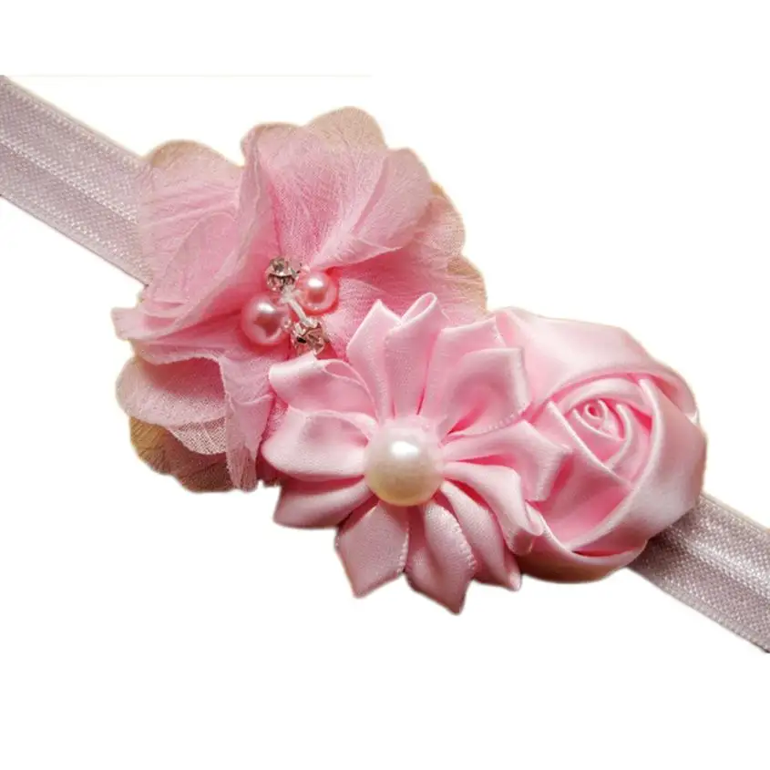 

TELOTUNY Kids Elastic Floral Rose Lace Headband Hair Girls baby Princess Hairband For Girls Headwear JAN23
