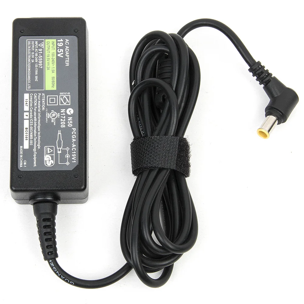 19.5V 2A 40W AC Laptop Adapter Charger Power Supply For Sony VGP