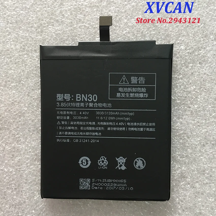 For Xiaomi Redmi 4A Battery BN30 3120mAh Battery for Redrice 4A Hongmi 4A Battery Batterie Bateria Accumulator Smart Phone For Xiaomi Redmi 4A Battery BN30 3120mAh Battery for Redrice 4A Hongmi 4A Battery Batterie Bateria Accumulator Smart Phone
