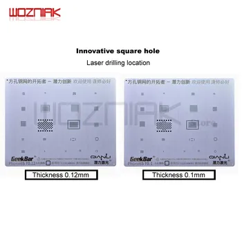 

Wozniak Square hole Stannum planting net currency for iPhone 5 6 6P 6S 6SP 7 7P 8 8p NAND CPU CHIP IC Tin plant Mesh