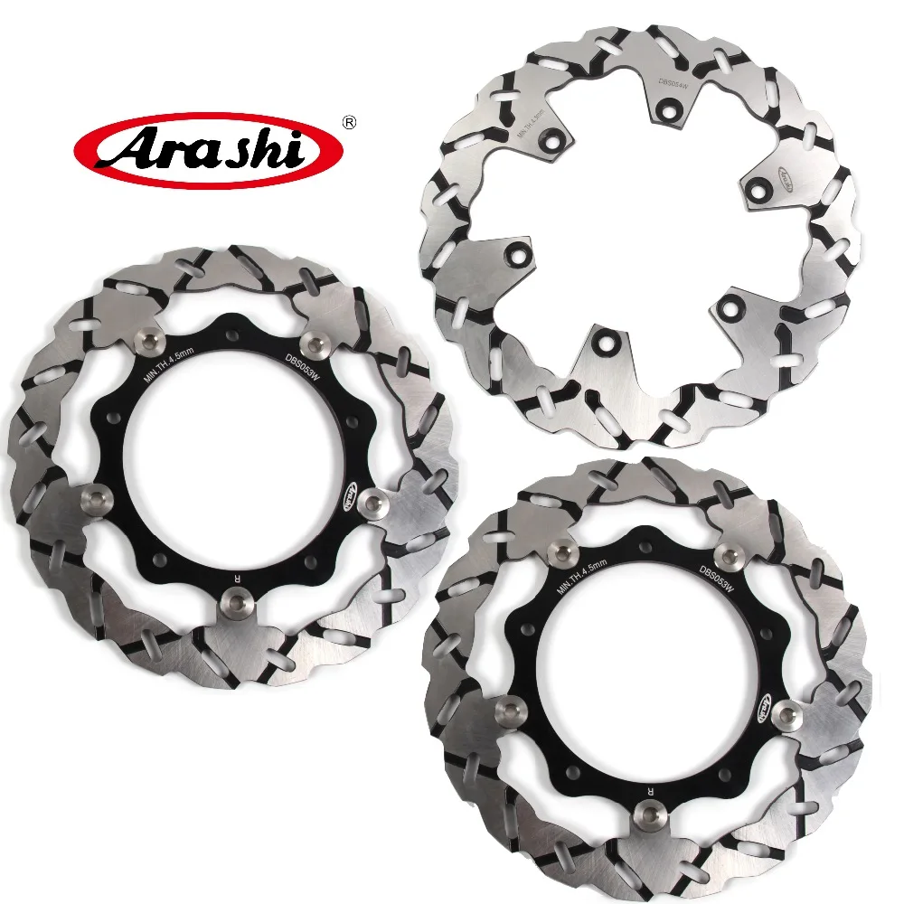 

ARASHI For YAMAHA XP TMAX500 2004-2007 CNC Front Rear Brake Rotors Brake Disc T-MAX 500 XP TMAX 500 T MAX500 2005 2006 XP