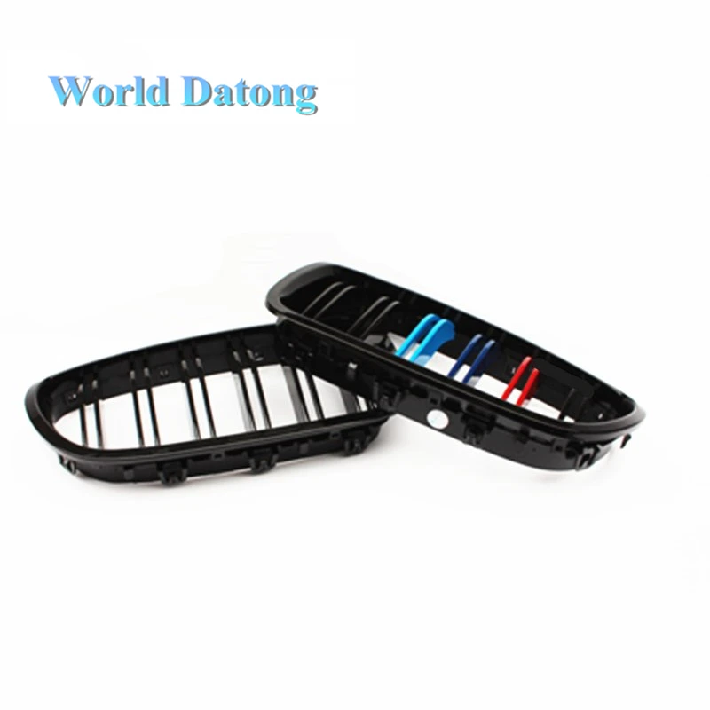 

Dual slat m color ABS Front Bumper Kidney Hood Grill for bmw 2010 + 5 series f10 523i 520d 525d 528i front bumper grill air mesh