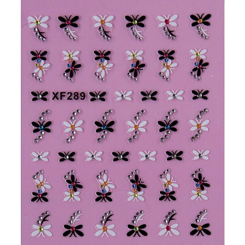 The Korean version of 3D nail sticker nail art supplies XF289 The Korean version of 3D nail sticker nail art supplies XF289