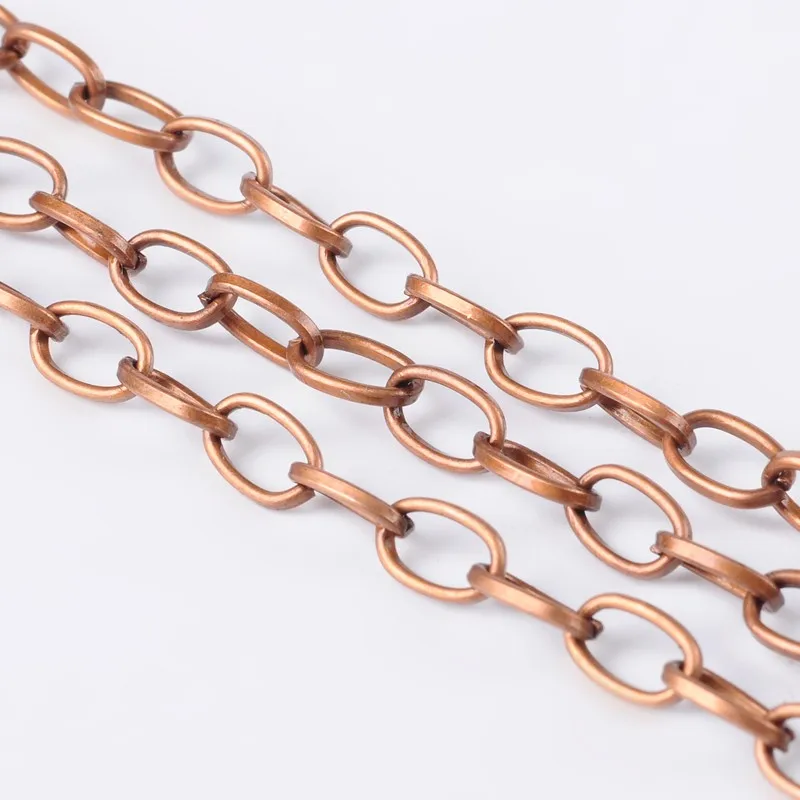 100 м/рулон Железный кабель цепи с катушкой DIY Ювелирные изделия изготовление аксессуаров ожерелье браслет ремесла поставки оптом