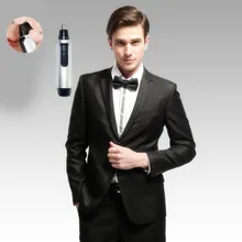 Персональный уход за лицом нержавеющая сталь триммер для волос в носу триммер для удаления волос с розничной коробкой и щетка для чистки для мужчин и женщин