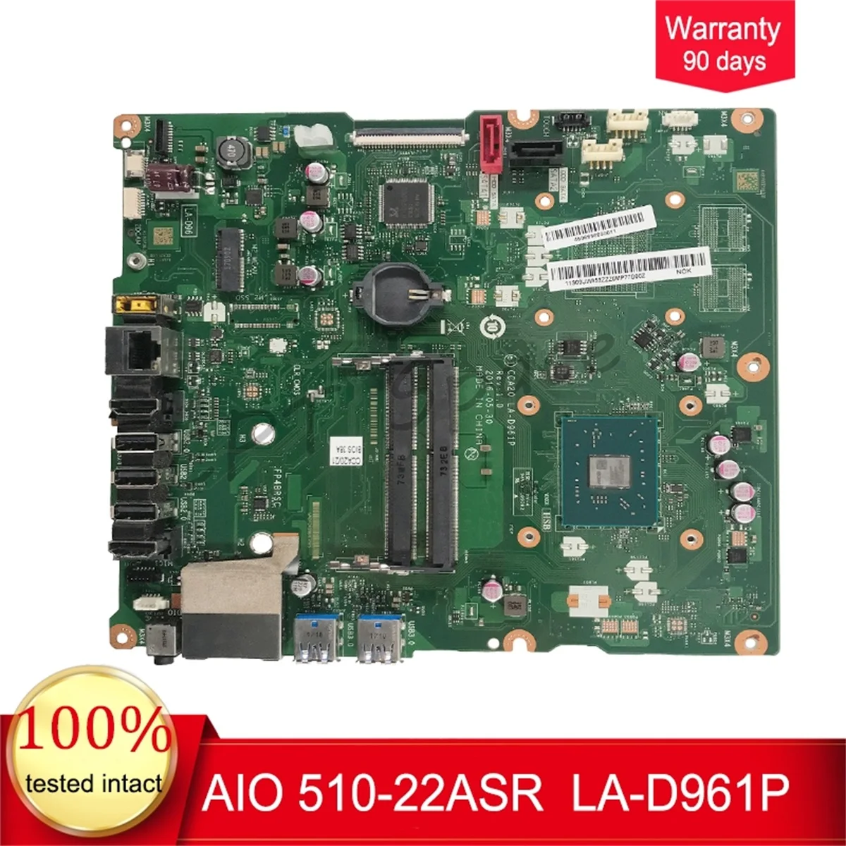 LA-D961P применима к интегрированной видеокарте lenovo AIO 510-23ASR CCA20 LA-D961P REV: 1,0 FRU 00UW352