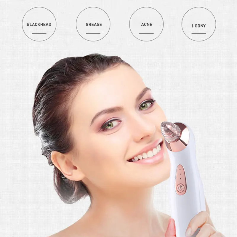 

Black Head Cleaner Blackhead Removal Equipment Acne Cleaner Blackhead Clear Effective Fast White ABS