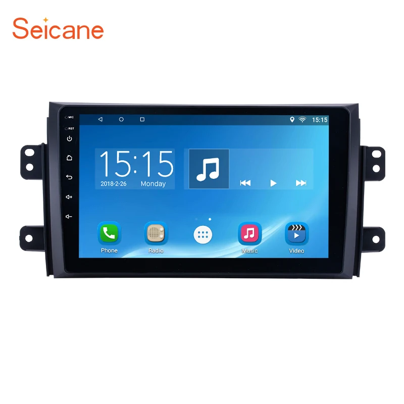 

Seicane 2Din 9"Android 9.0 Car Multimedia player GPS Navigation for 2006 2007 2008-2009 2010 2011 2012 Suzuki SX4 support OBD2
