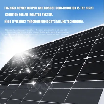 

50W 12V High Efficiency Sunpower Charger Outdoor Solar Charging Device Portable Moncrystalline Solar Panel Module