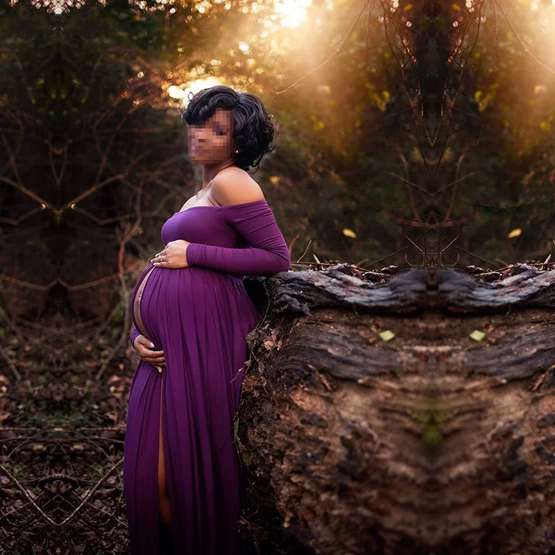 SMDPPWDBB реквизит для беременных Необычные платья Одежда Макси Шифоновое платье