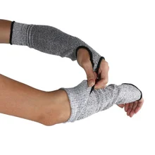 1pcs 5 level anti-cutting anti-cut arm guard HPPE sleeve 36CM self-defense armor gloves