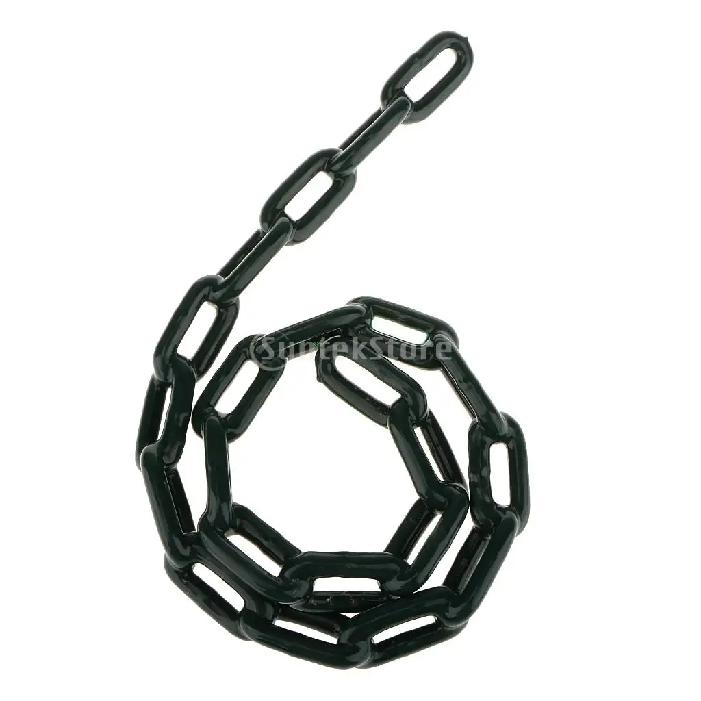 

Durable Plastic Coated Iron Swing Link Chain 1.8 M Length Outdoor Toy Accessory Green