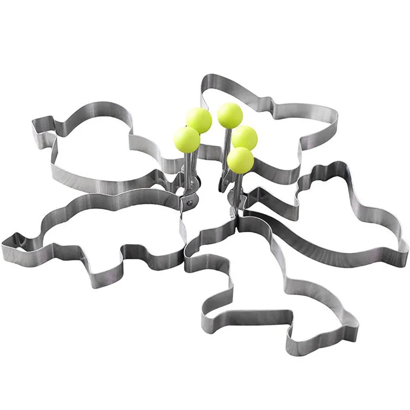 Мультяшные, из нержавеющей стали Омлет На Пару пашот яйцо форма для выпечки дома нерегулярные формы любовь жареная курица торт