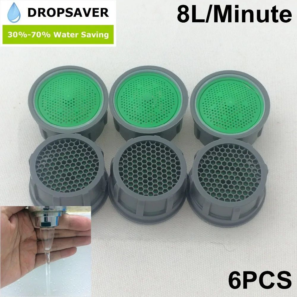 

Free Shipping-6pcs M24/F22 Faucet Aerator Core Set-WS-C8L Laminar Flow-Suggest Use in Kitchen Faucet