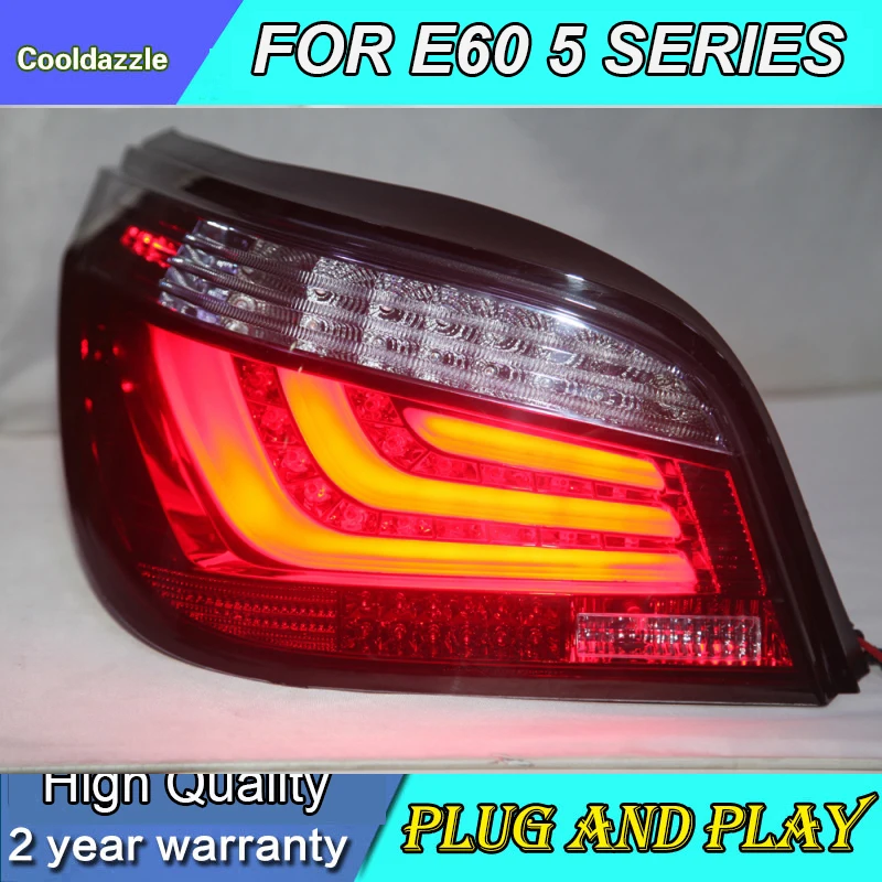 Автомобиль StylingFor BMW E60 5 серии 520i 523i 525i 528i 530i светодиодный задний фонарь парковка