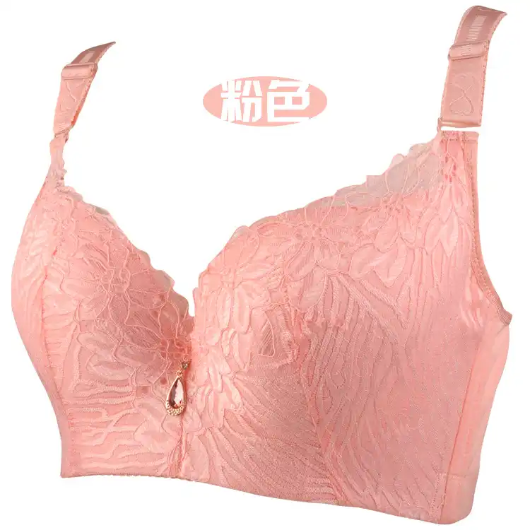 Cheap Bras Women Brassiere Push Up Large Cup Bras 38DD 40DD 36DD 40ddd 42E Cup Blue Underwear