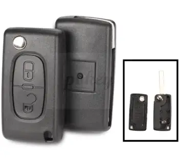

For Citroen original 3-key shell replacement key chain (2011-2016) VA2 blade