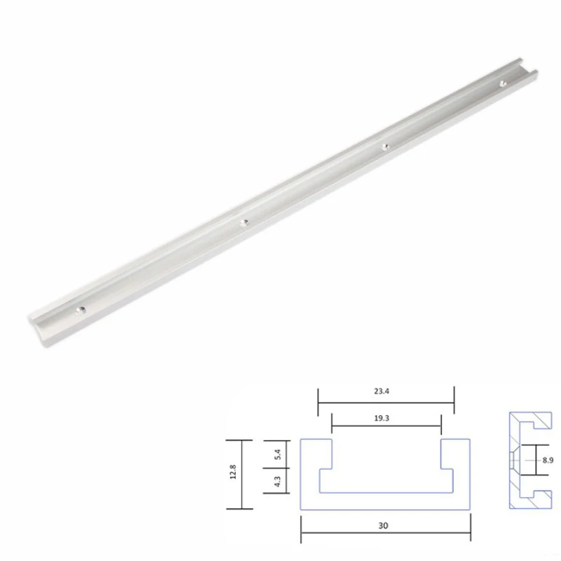 300/400/500/600/800/1000 мм Стандартный алюминиевые Т-образная дорожка, дорожка/Слот для фрезерный станок деревообрабатывающий инструмент «сделай сам»