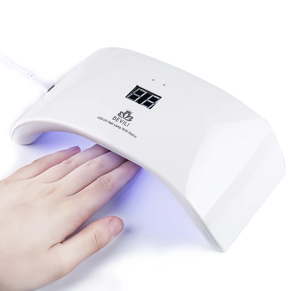 

UV Lamp for Manicure Led Nails Dryer Ice Lamp Hybrid Gel Curing UV Light for Gel Nails Polish Dryer SUN 9X Plus 36W