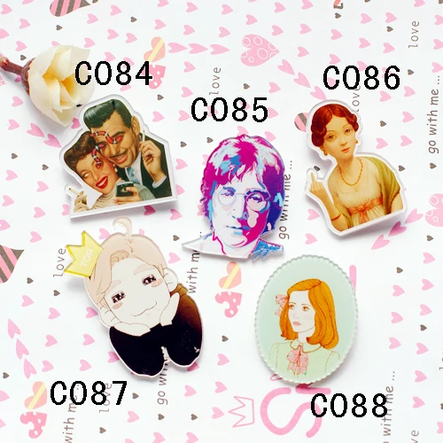 

(MIN ORDER IS $10USD ---MIX ORDER )Hot-selling acrylic badge allotypy all-match badge HARAJUKU badge FREE SHIPPING
