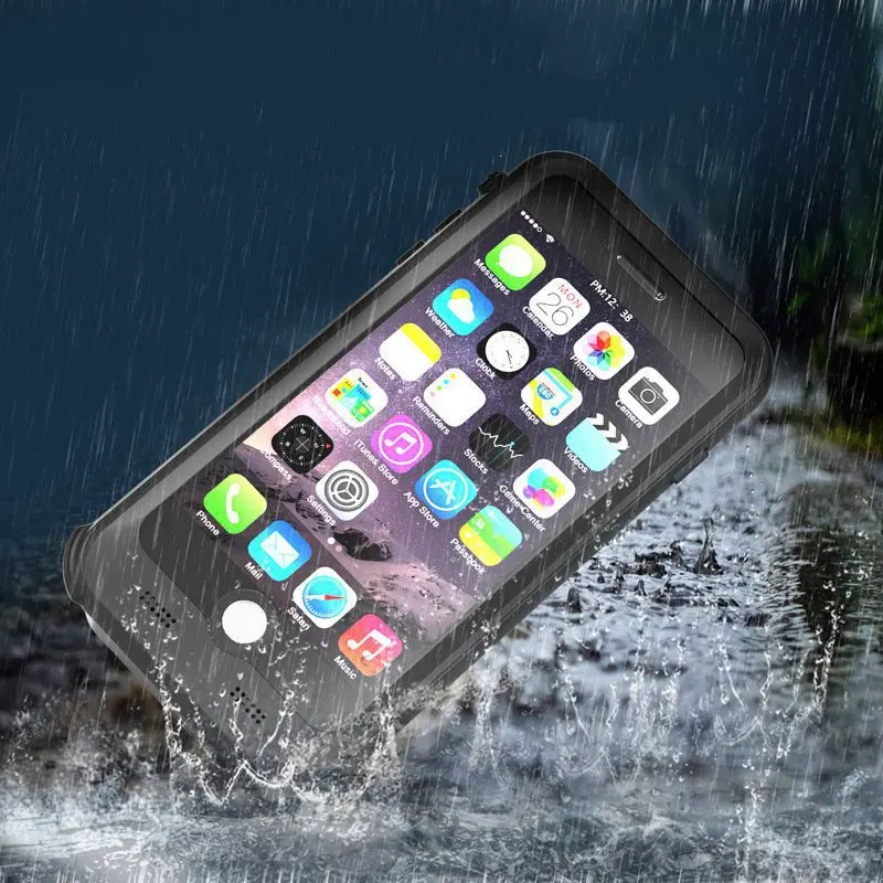 

Waterproof Battery Charger Case For iPhone X XR 7 8 Plus Case Power Bank Underwater External Battery Backup Charging Case