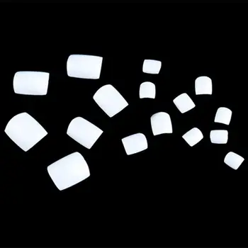 

Wholesale False Toe Nails Tips for Nail Art Decoration Foot Manicure Beauty Tools Natural Clear White Fake Full Nail free DHL