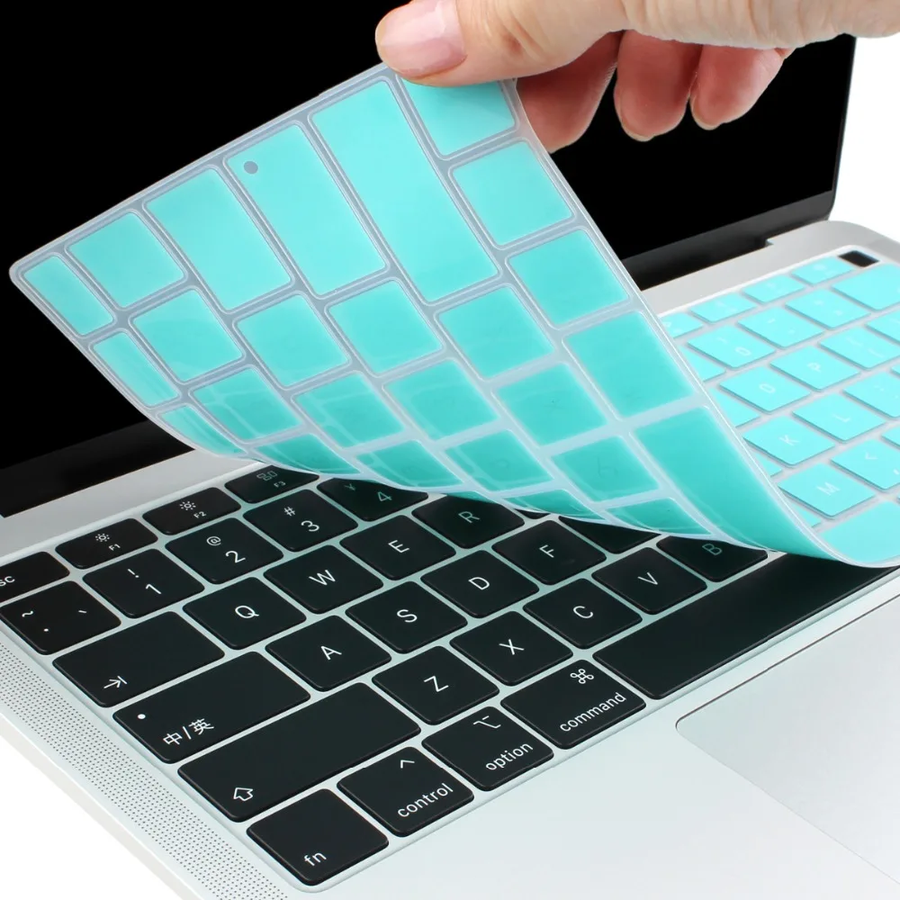 Английский для MacBook New Air 13 2019 2018 A1932 Touch ID Силиконовая накладка на клавиатуру