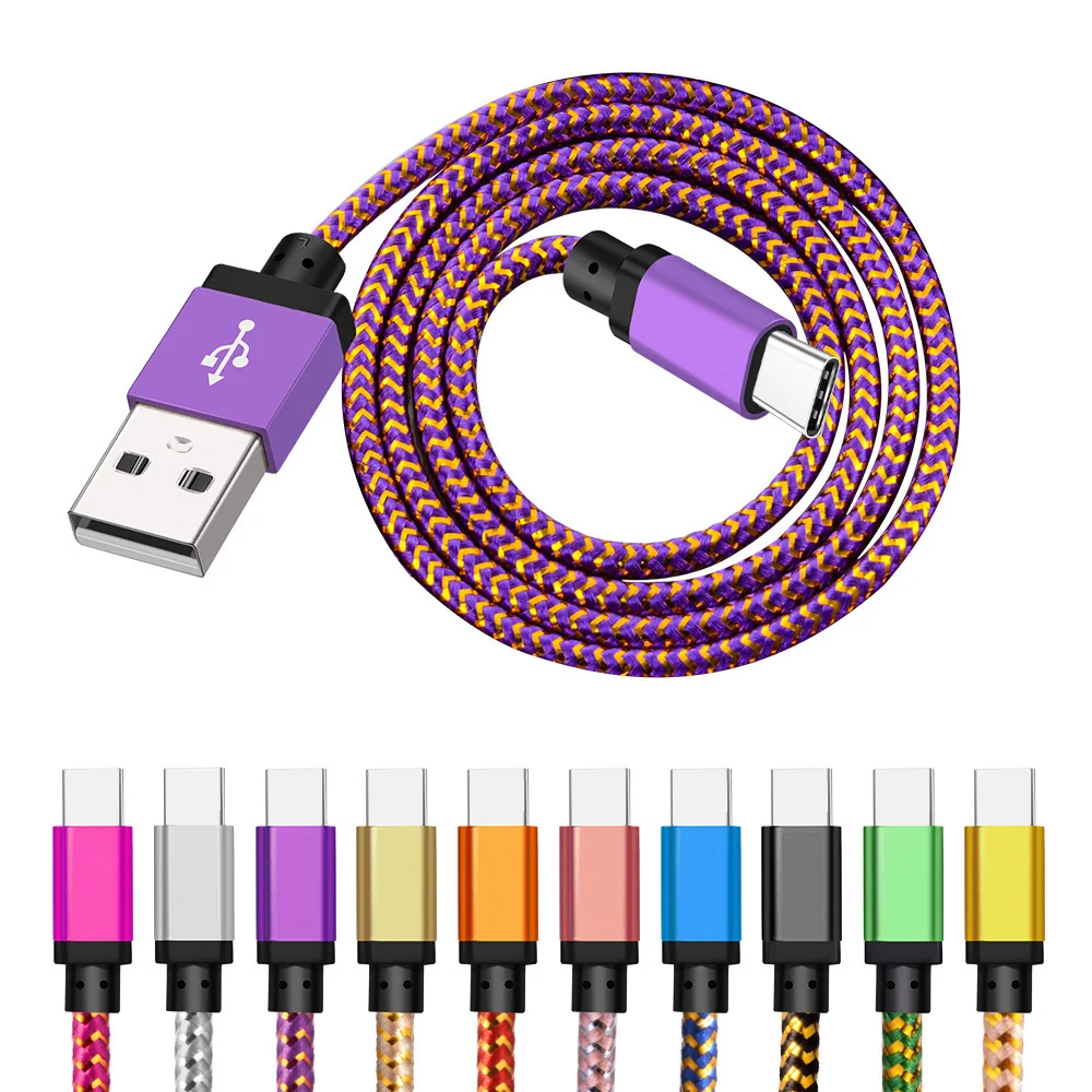 Кабель usb type-C, 1 м, 0,5 м, 5 В, 2 А, для быстрой зарядки, USB C, кабель type-C для samsung S9, Xiaomi Redmi Note 6, зарядное устройство USB-C, кабель type-C