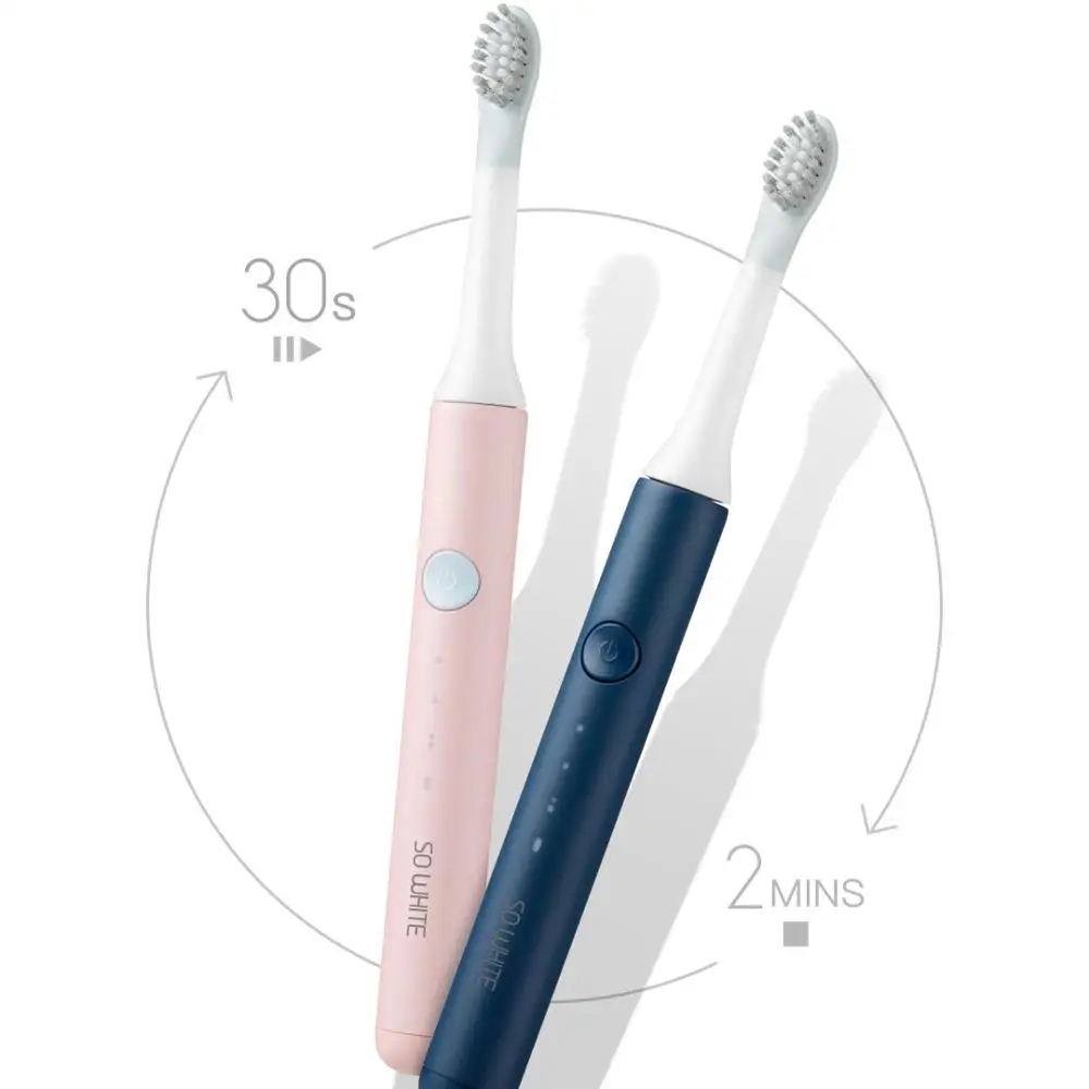 Xiaomi Mijia SO WHITE Sonic электрическая зубная щетка IPX7 Водонепроницаемая Глубокая