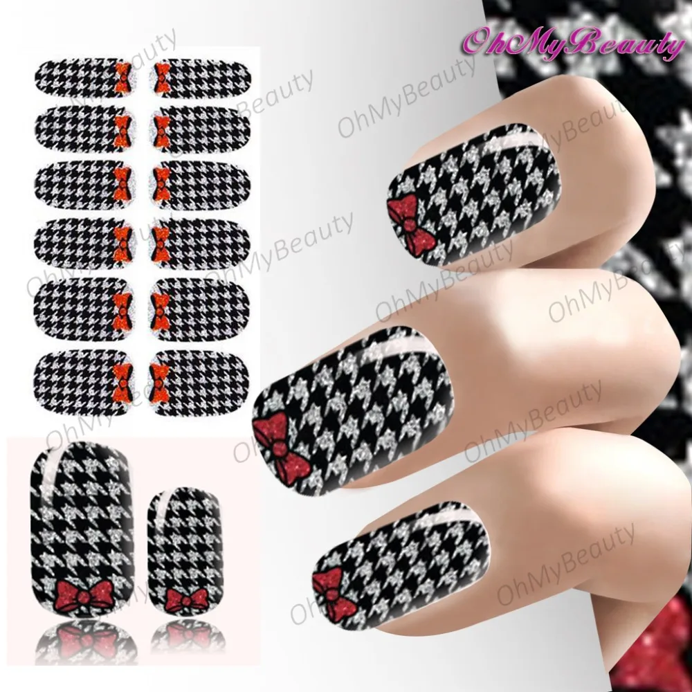 Buy 2 Sheet Glitter Self Adhesive Nail Sticker