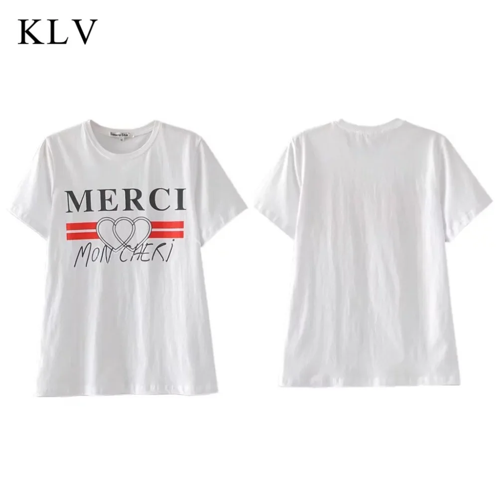 

KLV Fashion Women Summer Short Sleeve Tops T Shirts Ladies Loose Casual Shirt
