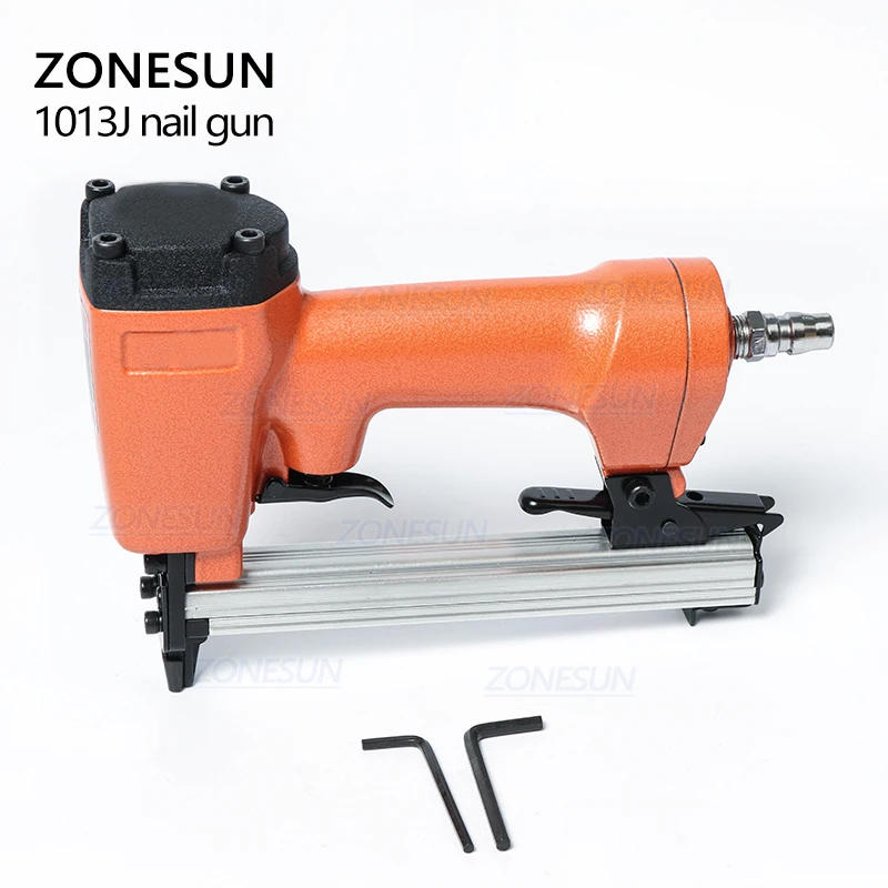 Пневматический пистолет для ногтей ZONESUN 1013J гвоздезабивной пневматический с