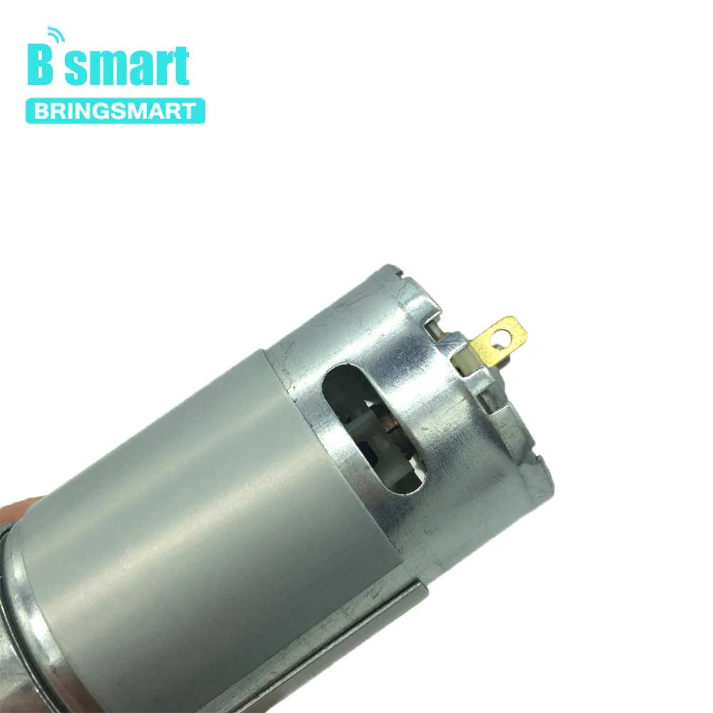 Bringsmart 12V постоянного тока 6 Шестерни мотор JGB37-550 снижение Шестерни коробка 9-2300 об/мин мини Электрический мотор 0,5-30kg. См высокий крутящий момент редуктор